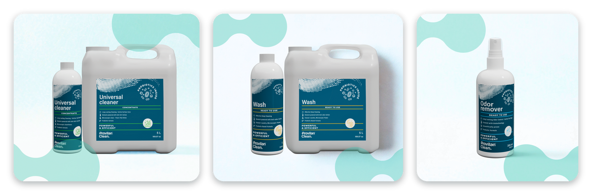 Provilan Clean Probiotik Starter Set – Universal Cleaner, Wash, Odor Remover