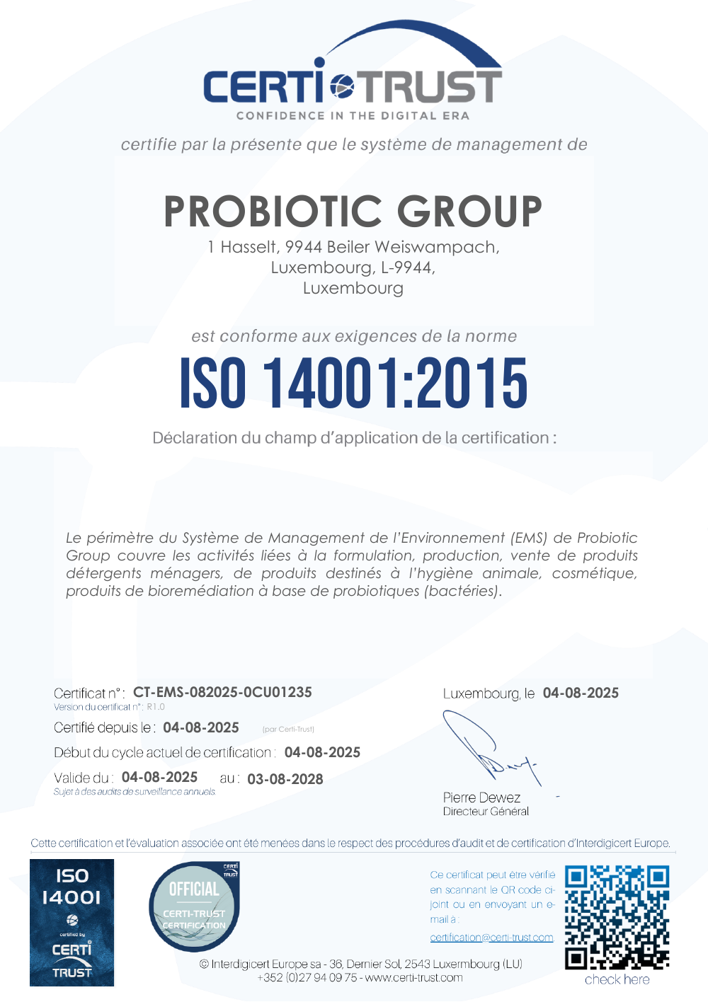 ISO 14001 — Umweltmanagement — Vorschau erste Seite